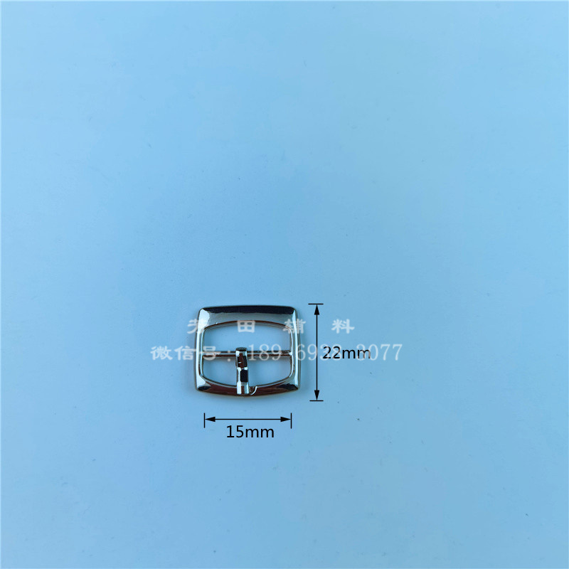 15 Inner Diameter Alloy Three-Gear Japanese Buckle Belt Buckle Shoe Buckle Decorative Buckle