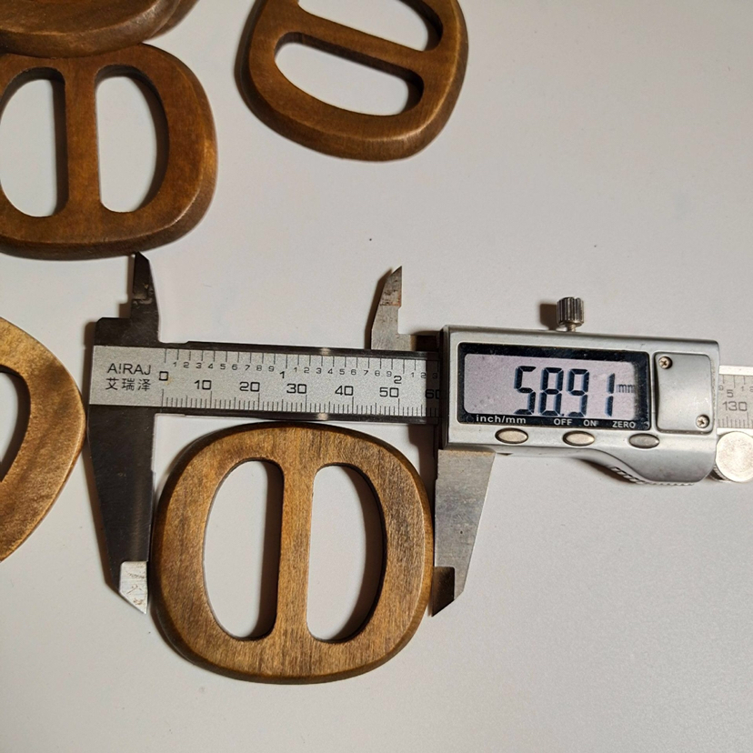Factory Direct Sales Wholesale Wooden Buckle Luggage Buckle Button Metal Button Belt Buckle
