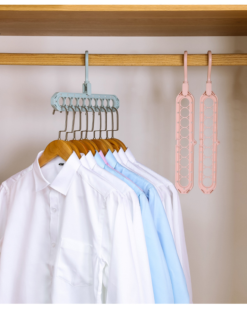 Nine-Hole Hanger Household Multi-Functional Storage Fantastic Douyin Online Influencer Magic Variety Dorm Organization Hook Hanger Nine-Hole Hanger Household Multi-Functional Storage Fantastic Douyin Online Influencer Magic Variety Dorm Organization Hook Hanger