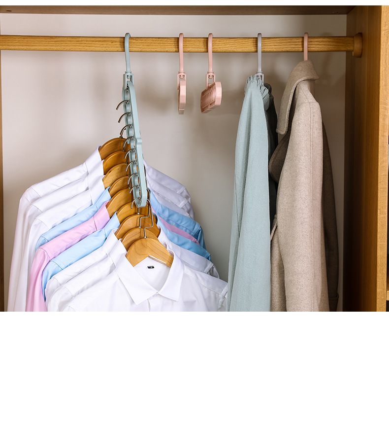 Nine-Hole Hanger Household Multi-Functional Storage Fantastic Douyin Online Influencer Magic Variety Dorm Organization Hook Hanger Nine-Hole Hanger Household Multi-Functional Storage Fantastic Douyin Online Influencer Magic Variety Dorm Organization Hook Hanger