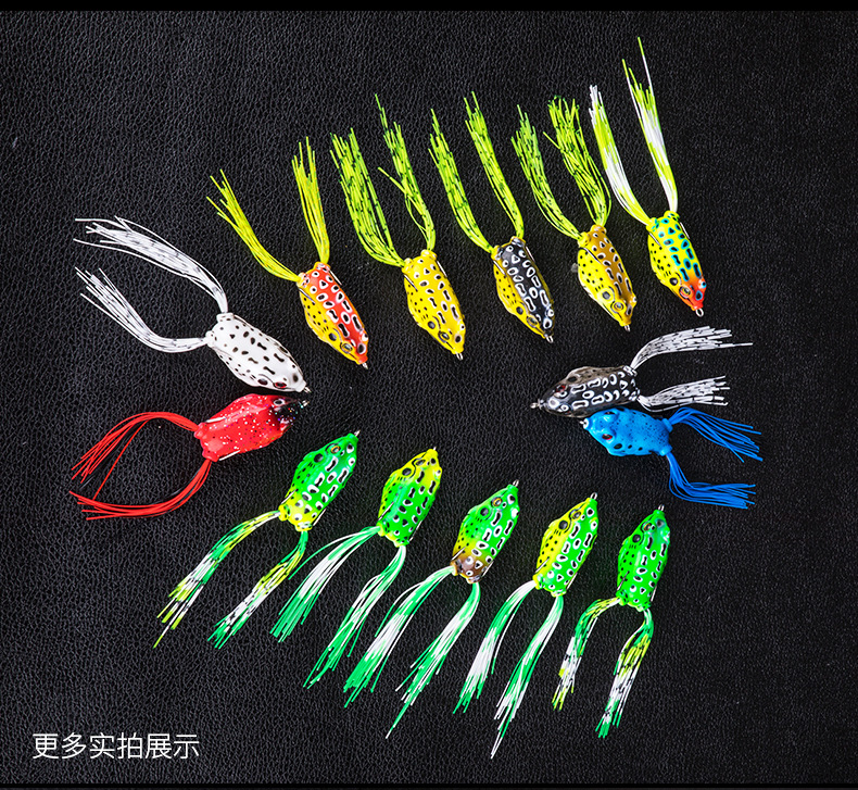 Factory Wholesale Bionic Thunder Frog Egg Frog Black Set High Carbon Steel Double Hook Lure Lure Soft Bait Factory Wholesale Bionic Thunder Frog Egg Frog Black Set High Carbon Steel Double Hook Lure Lure Soft Bait
