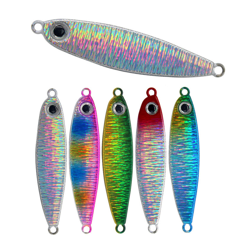 Bait Explosion Fishing Shore Cast Lure Iron Plate Fish Lead Iron Plate with Blood Trough Hook Lure Bait Fishing Gear