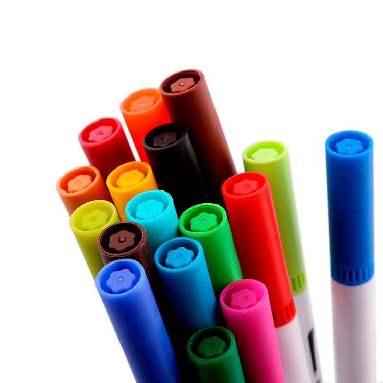 WaterBased DoubleHeaded Mark Watercolor Pens Set Color Hook Line Pen Painting Marking Pen Soft Head Pen
