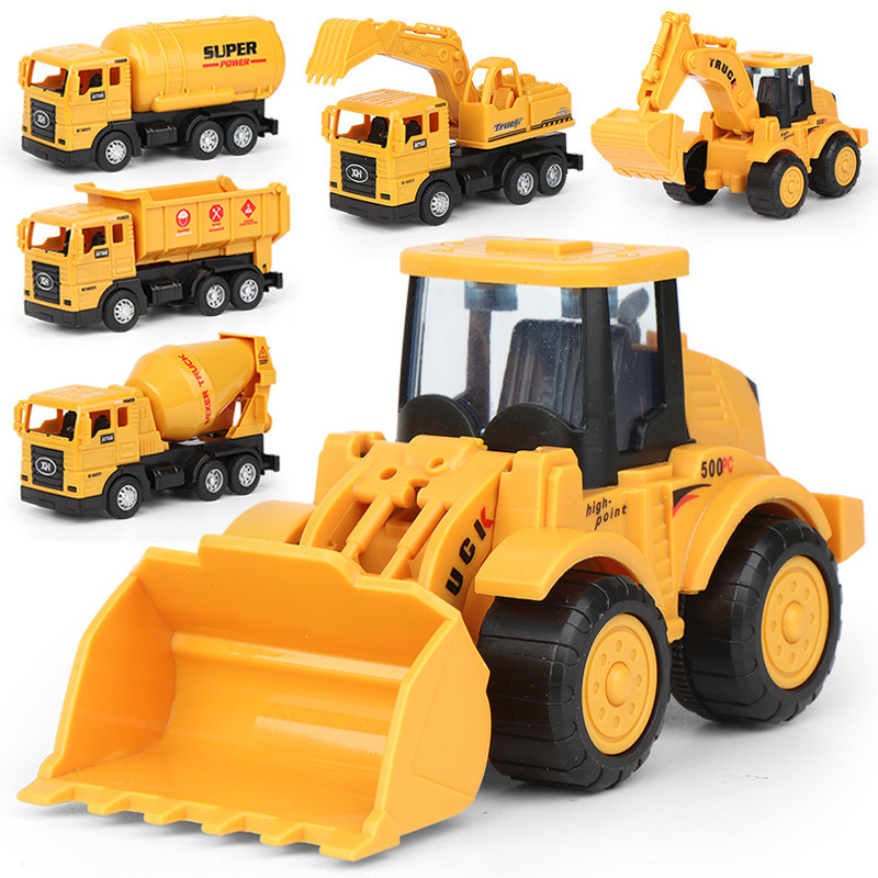toys Large excavator baby excavator excavator toy hook machine Inertial engineering child toy car model car toy