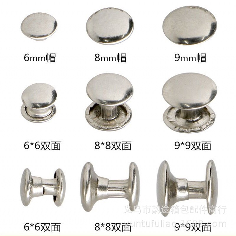 Spot Supply Two-Leg Mushroom Nail Two-Leg Cap Nail 8mm Gold round Head Two-Leg Rivet Decorative Glossy Spike Feet Spot Supply Two-Leg Mushroom Nail Two-Leg Cap Nail 8mm Gold round Head Two-Leg Rivet Decorative Glossy Spike Feet