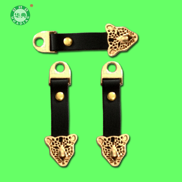 Hardware beast first leather buckle cap nail decorative zipper head handle accessories