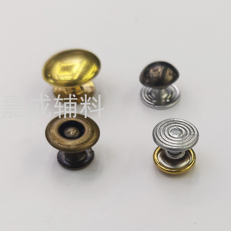 Corner Nail Mushroom Nail Riveting Cap Nail Jeans Pocket Button Grass Cap Nail Concave-Convex Beads