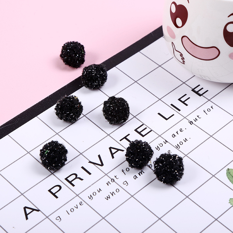 Cashmere wool multi - color gold wool ball teddy plush ball can be customized plush ball pendant from stock Cashmere wool multi - color gold wool ball teddy plush ball can be customized plush ball pendant from stock