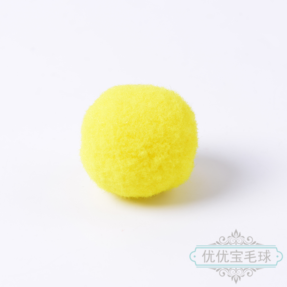 Factory Direct Sales Polypropylene Wool Ball Multi-Specification Multi-Color Polypropylene Wool Ball DIY Puzzle Hairy Ball Polypropylene Wool Ball