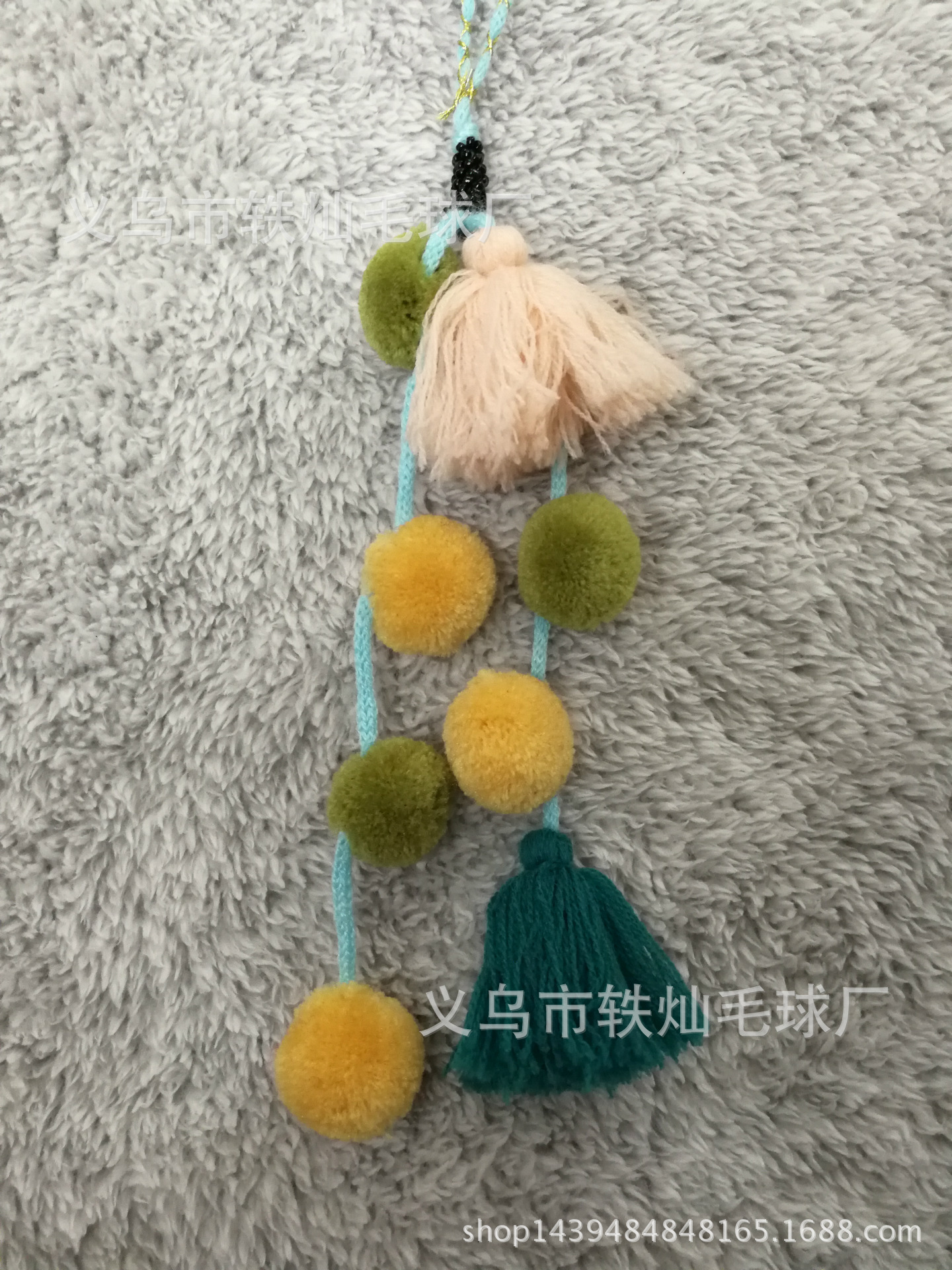 Factory direct tassel wool ball pendant accessories wholesale Factory direct tassel wool ball pendant accessories wholesale