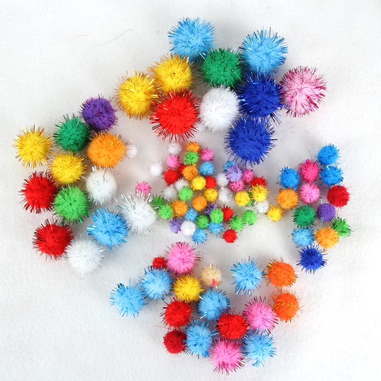 Factory Direct Sales Gold Wool Ball Glitter Ball in Stock