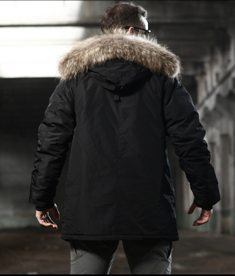 Mingpeng Consul Outdoor N3B Genuine Fur Collar Cotton-Padded Coat Cotton-Padded Coat Windproof Waterproof Cold-Proof Coat Tactical Cotton-Padded Coat Mingpeng Consul Outdoor N3B Genuine Fur Collar Cotton-Padded Coat Cotton-Padded Coat Windproof Waterproof Cold-Proof Coat Tactical Cotton-Padded Coat
