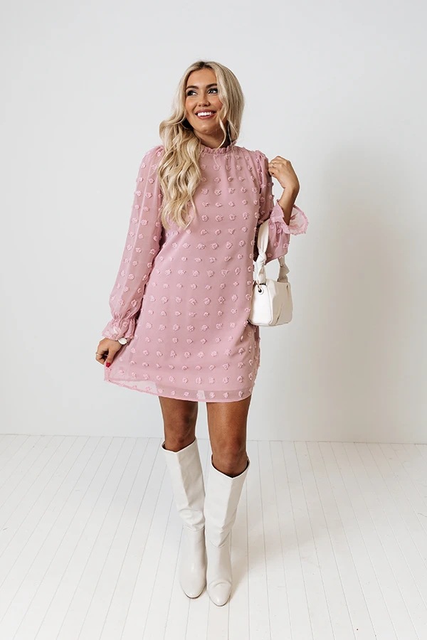2021 Europe and America Cross Border Amazon Autumn and Winter Lace Collar Puff Sleeve Chiffon Embroidered Fur Ball Dress Dress for Women