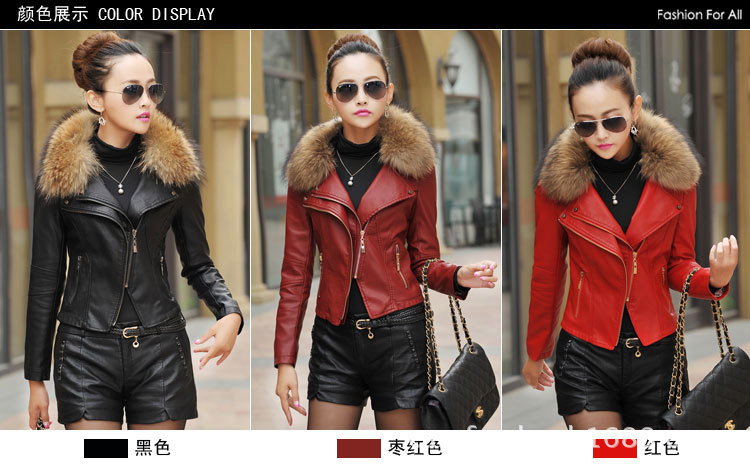 Oversized raccoon female with short fur collar trim body model A926 with cotton fur coat Oversized raccoon female with short fur collar trim body model A926 with cotton fur coat