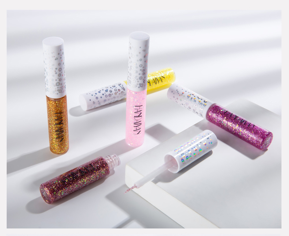 Han Daiyan Color Liquid Eyeliner Eye Shadow 12 PCs Dream Shiny Eyeliner Set Jelly Colorful Sequin Eyeshadow Han Daiyan Color Liquid Eyeliner Eye Shadow 12 PCs Dream Shiny Eyeliner Set Jelly Colorful Sequin Eyeshadow