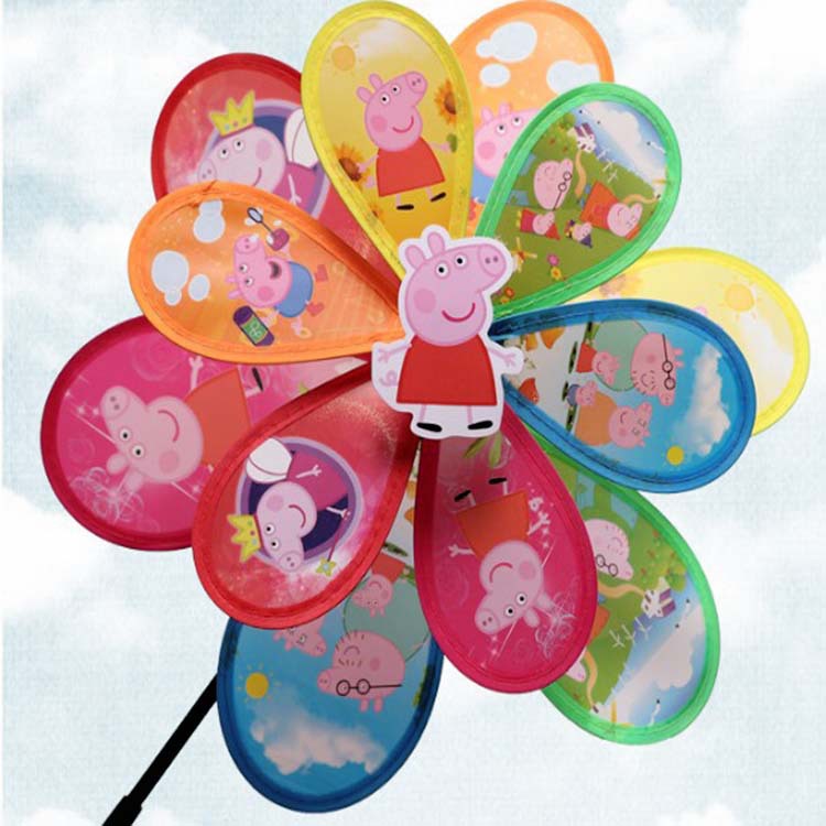 Double-Layer Sequin Size Windmill Cartoon Color Children Windmill DIY Stall Scenic Spot Toys Yiwu Spot Supply Double-Layer Sequin Size Windmill Cartoon Color Children Windmill DIY Stall Scenic Spot Toys Yiwu Spot Supply