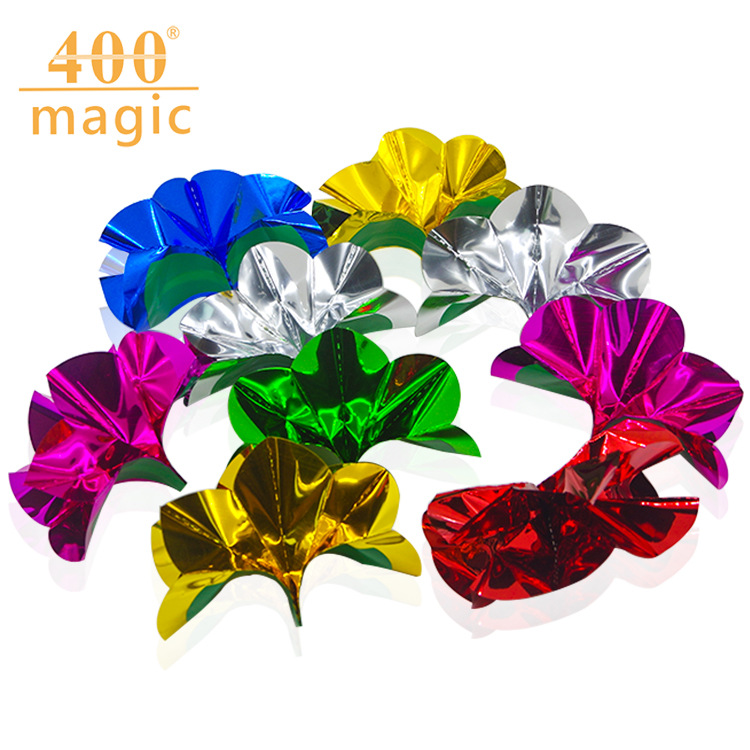 Empty Hand Flower Hand Toy Flower PVC Sequin Flower Flash Flower Talent Show Magic Toy Stage Magic Props