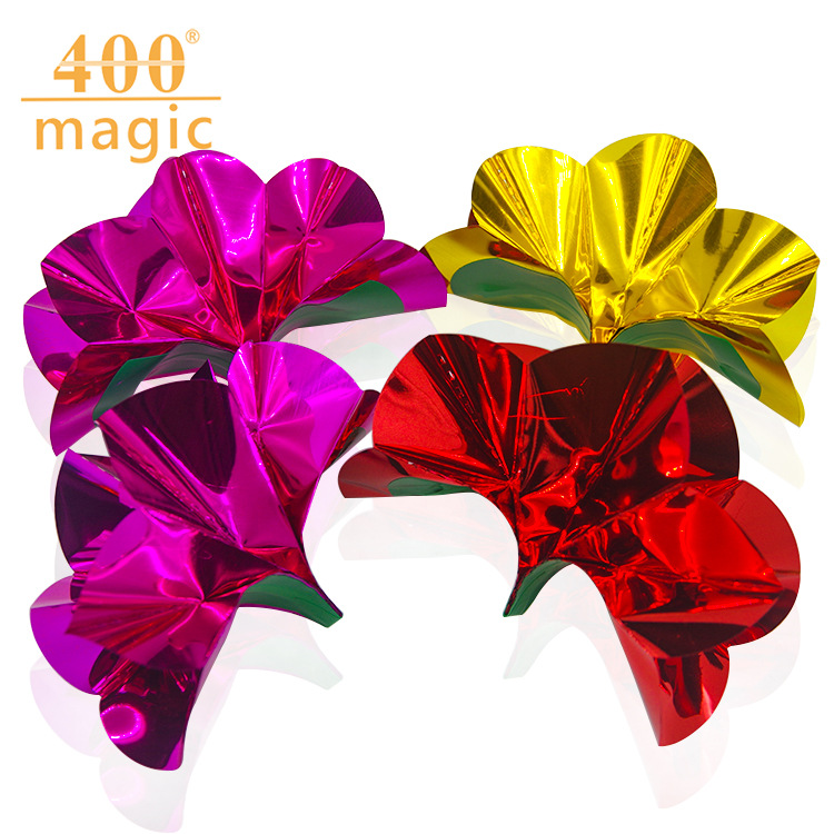 Empty Hand Flower Hand Toy Flower PVC Sequin Flower Flash Flower Talent Show Magic Toy Stage Magic Props