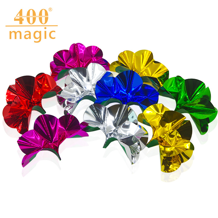 Empty Hand Flower Hand Toy Flower PVC Sequin Flower Flash Flower Talent Show Magic Toy Stage Magic Props