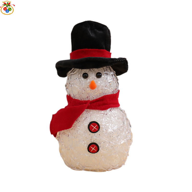 XM-6106 Sequin Brushed Snowman European Christmas Snowman Xinqite Electronic Products LED Night Light Ambience Light