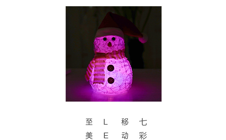 XM-6106 Sequin Brushed Snowman European Christmas Snowman Xinqite Electronic Products LED Night Light Ambience Light XM-6106 Sequin Brushed Snowman European Christmas Snowman Xinqite Electronic Products LED Night Light Ambience Light