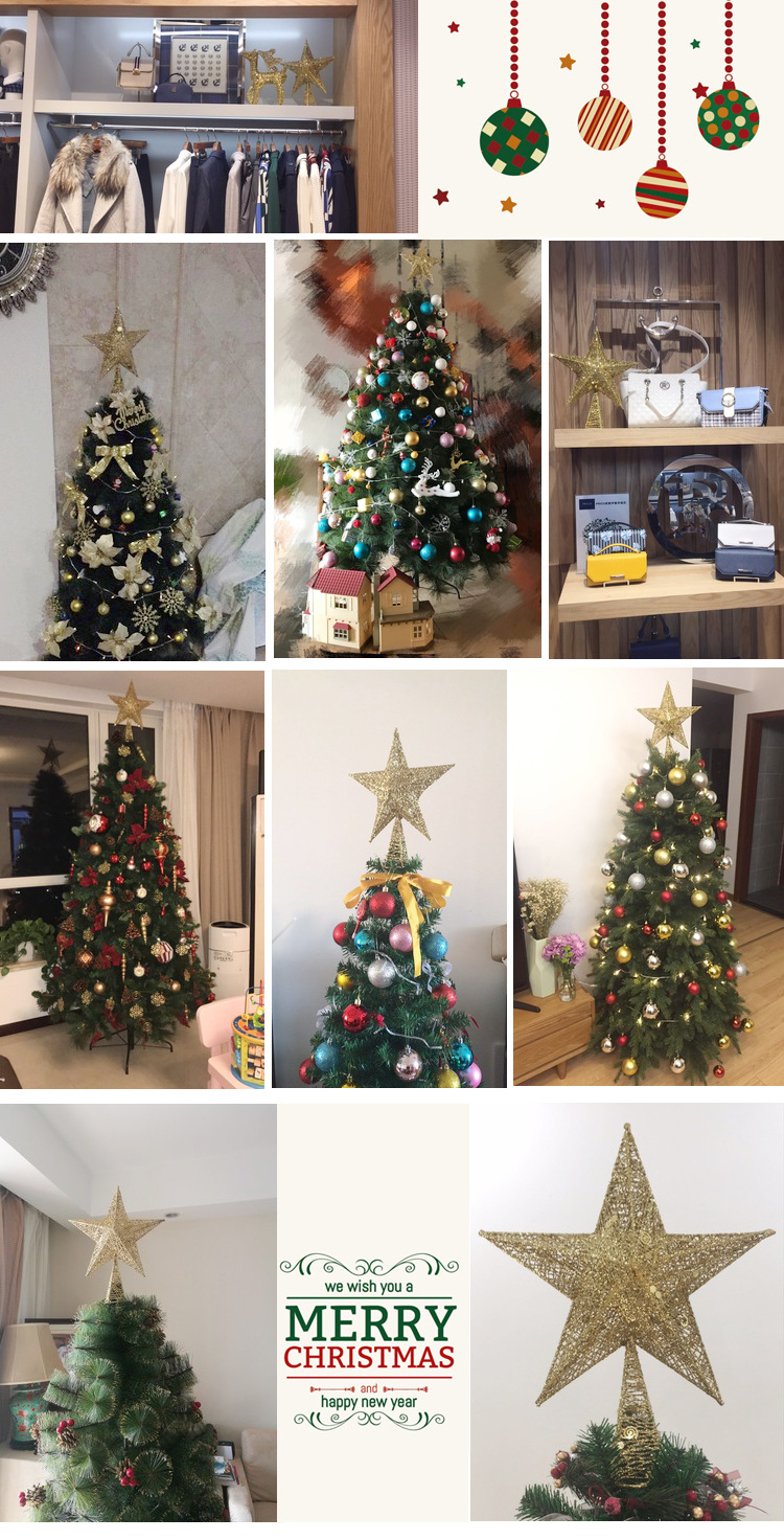 Whole TreeTop Star Iron Decoration FivePointed Star Sequin ThreeDimensional FivePointed Star Christmas Layout Supplies Whole TreeTop Star Iron Decoration FivePointed Star Sequin ThreeDimensional FivePointed Star Christmas Layout Supplies
