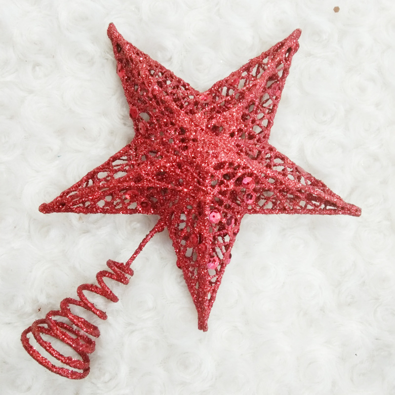 Whole TreeTop Star Iron Decoration FivePointed Star Sequin ThreeDimensional FivePointed Star Christmas Layout Supplies Whole TreeTop Star Iron Decoration FivePointed Star Sequin ThreeDimensional FivePointed Star Christmas Layout Supplies