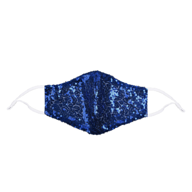 CrossBorder Foreign Trade Spot Sequin Mask Fashion Colorful Shiny Mask Personality Dustproof Mask