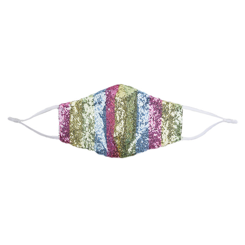 CrossBorder Foreign Trade Spot Sequin Mask Fashion Colorful Shiny Mask Personality Dustproof Mask CrossBorder Foreign Trade Spot Sequin Mask Fashion Colorful Shiny Mask Personality Dustproof Mask