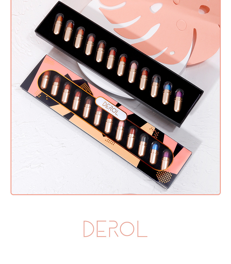 Lustre Sequin Capsule Eyeshadow Compact Waterproof Easy to Color Mashed Potatoes 12Color Eye Shadow CrossBorder Makeup Lustre Sequin Capsule Eyeshadow Compact Waterproof Easy to Color Mashed Potatoes 12Color Eye Shadow CrossBorder Makeup