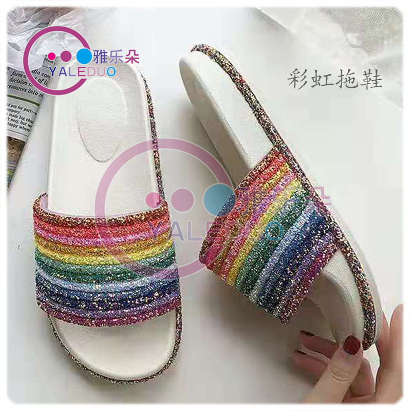 6mm Sequin Rope Rainbow Slippers Hose DIY Hair Accessories Material Hat Clothing Widget Accessories