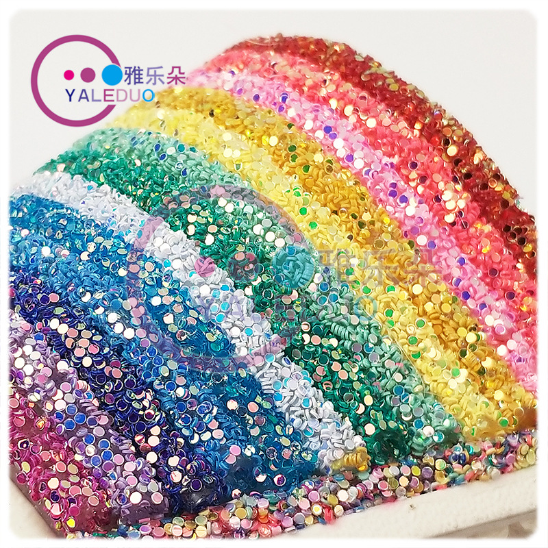 6mm Sequin Rope Rainbow Slippers Hose DIY Hair Accessories Material Hat Clothing Widget Accessories
