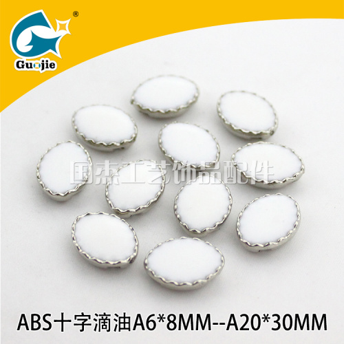Manufacturer direct selling ABS cross - oil lace ellipse - edge drop oil accessories