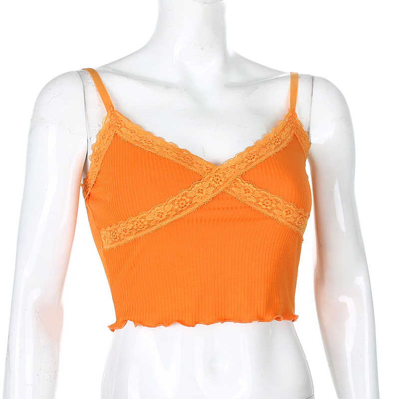 Foreign Trade Hot Style Aliexpress hot selling Sexy Women's Wear Vneck Lace Lace Edge show Thin women with suspenders Foreign Trade Hot Style Aliexpress hot selling Sexy Women's Wear Vneck Lace Lace Edge show Thin women with suspenders