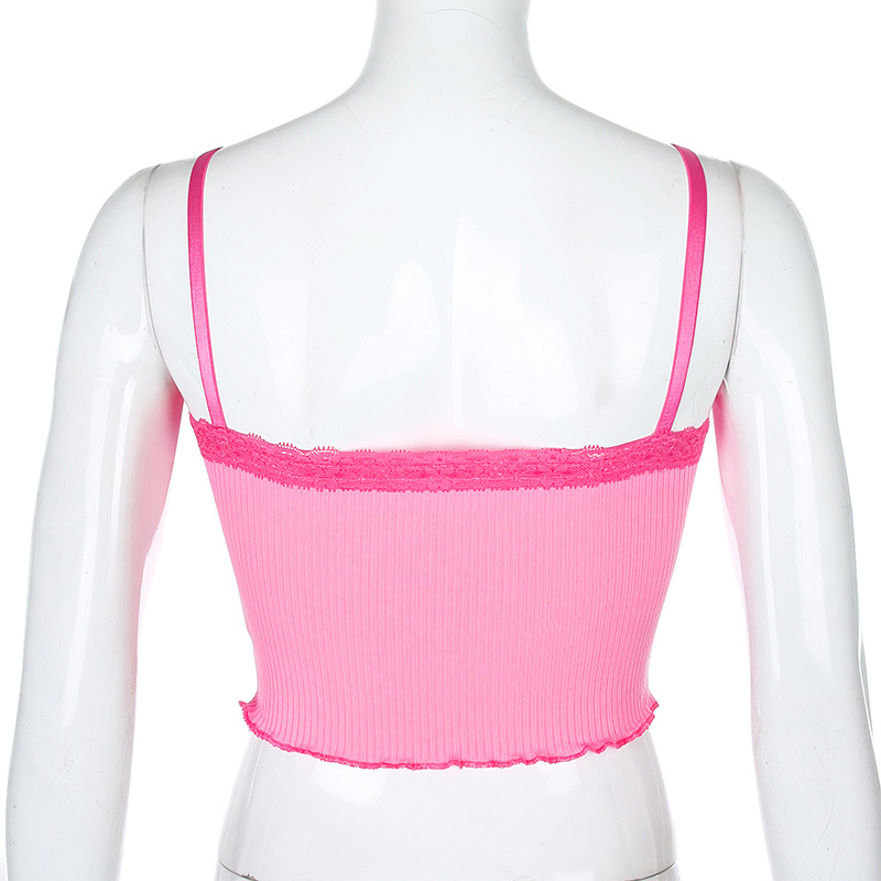 Foreign Trade Hot Style Aliexpress hot selling Sexy Women's Wear Vneck Lace Lace Edge show Thin women with suspenders Foreign Trade Hot Style Aliexpress hot selling Sexy Women's Wear Vneck Lace Lace Edge show Thin women with suspenders