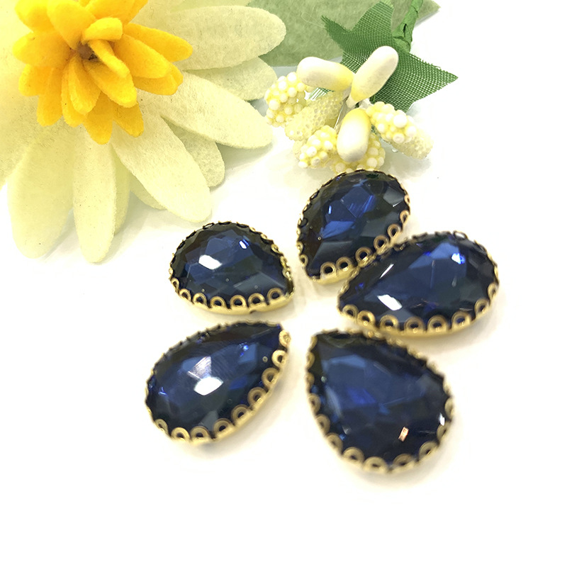 Water Drop Rhinestones D-Shaped Anti-Hook Gold Bottom DIY Wedding Shoes Accessories Lace Edge Diamond Super Flash Hand Sewing Drill Wholesale Water Drop Rhinestones D-Shaped Anti-Hook Gold Bottom DIY Wedding Shoes Accessories Lace Edge Diamond Super Flash Hand Sewing Drill Wholesale