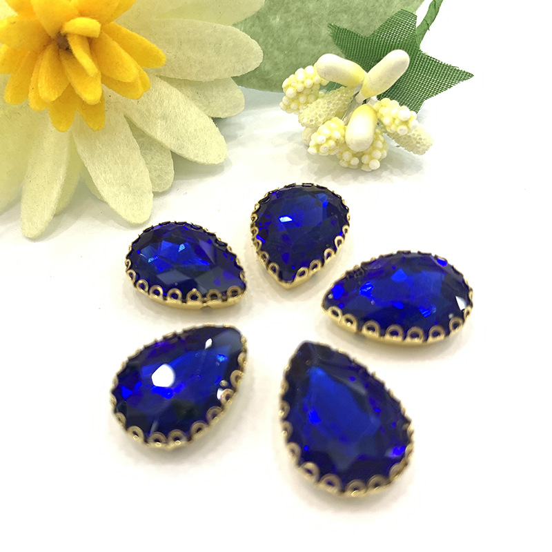 Water Drop Rhinestones D-Shaped Anti-Hook Gold Bottom DIY Wedding Shoes Accessories Lace Edge Diamond Super Flash Hand Sewing Drill Wholesale Water Drop Rhinestones D-Shaped Anti-Hook Gold Bottom DIY Wedding Shoes Accessories Lace Edge Diamond Super Flash Hand Sewing Drill Wholesale