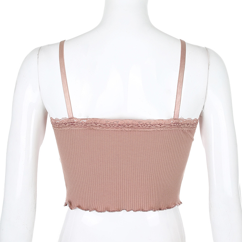 2020 European and American Foreign Trade Hot Selling Sexy Women's AliExpress V-neck Lace Edge Slim Strap Women 2020 European and American Foreign Trade Hot Selling Sexy Women's AliExpress V-neck Lace Edge Slim Strap Women