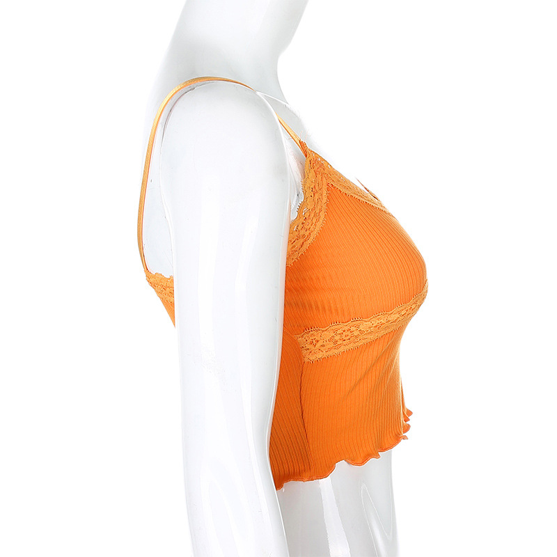 2020 European and American Foreign Trade Hot Selling Sexy Women's AliExpress V-neck Lace Edge Slim Strap Women 2020 European and American Foreign Trade Hot Selling Sexy Women's AliExpress V-neck Lace Edge Slim Strap Women