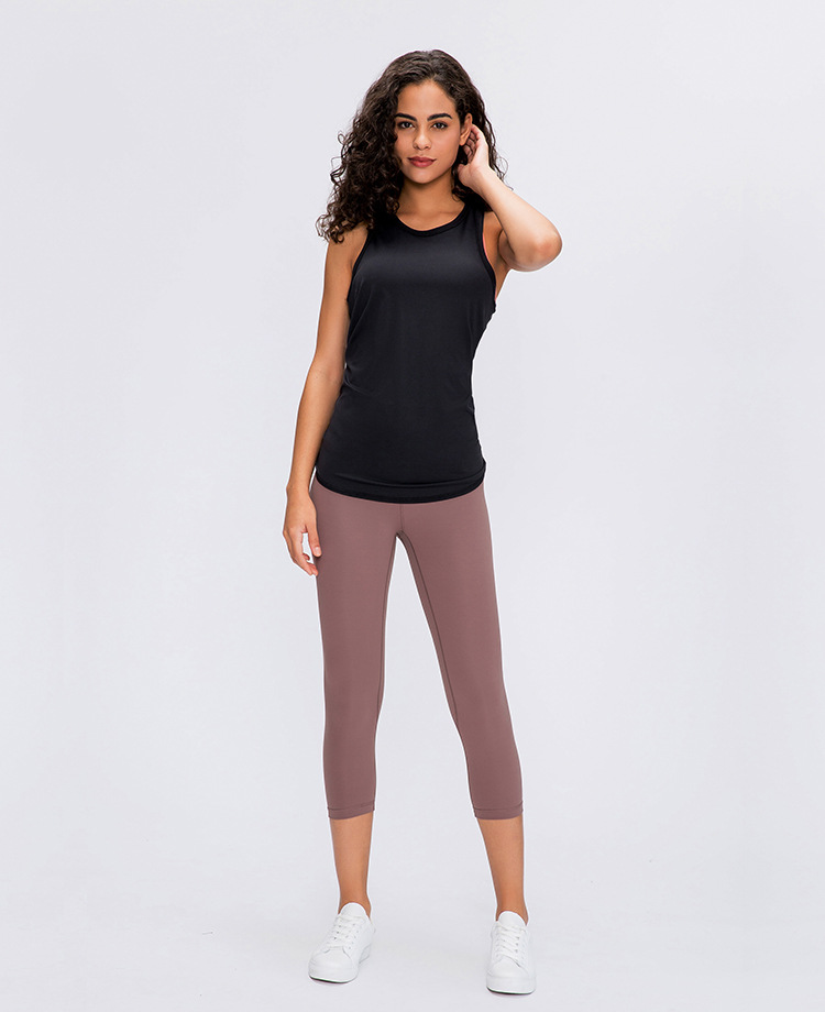 New nude Skin - Friendly Vest Female Bowknot Beautiful back Loose Breathable running Sport Dependent New nude Skin - Friendly Vest Female Bowknot Beautiful back Loose Breathable running Sport Dependent