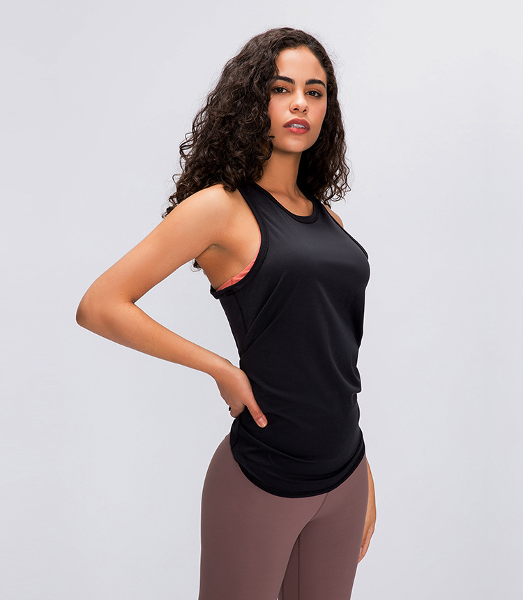 New nude Skin - Friendly Vest Female Bowknot Beautiful back Loose Breathable running Sport Dependent New nude Skin - Friendly Vest Female Bowknot Beautiful back Loose Breathable running Sport Dependent