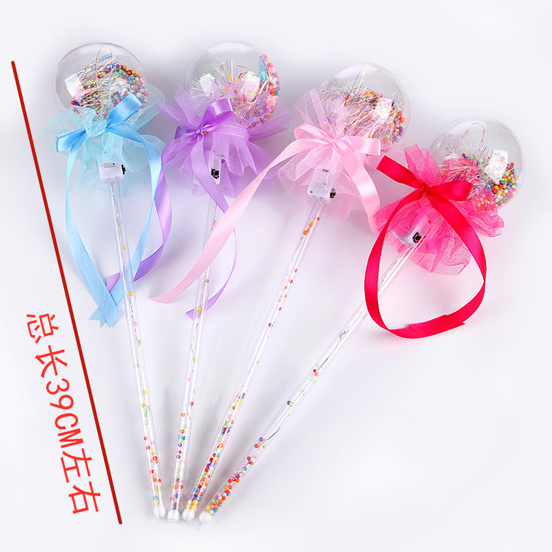 Luminous magic Wand colorful Flash Bobble Ball Fairy BowKnot Star Ball Children's Toy Web Celebrity Wholesale Luminous magic Wand colorful Flash Bobble Ball Fairy BowKnot Star Ball Children's Toy Web Celebrity Wholesale