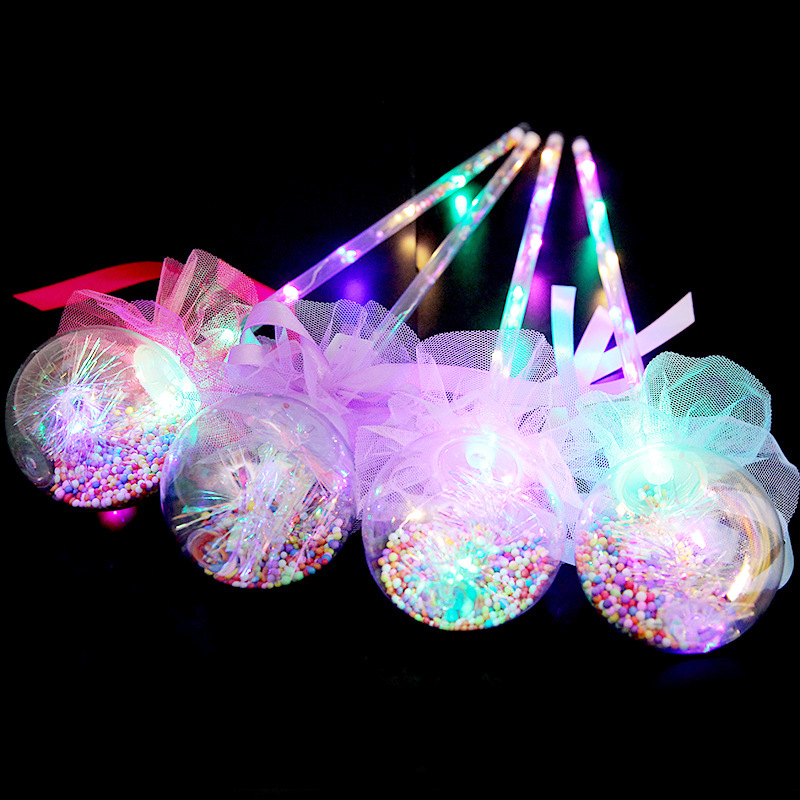 Luminous magic Wand colorful Flash Bobble Ball Fairy BowKnot Star Ball Children's Toy Web Celebrity Wholesale Luminous magic Wand colorful Flash Bobble Ball Fairy BowKnot Star Ball Children's Toy Web Celebrity Wholesale