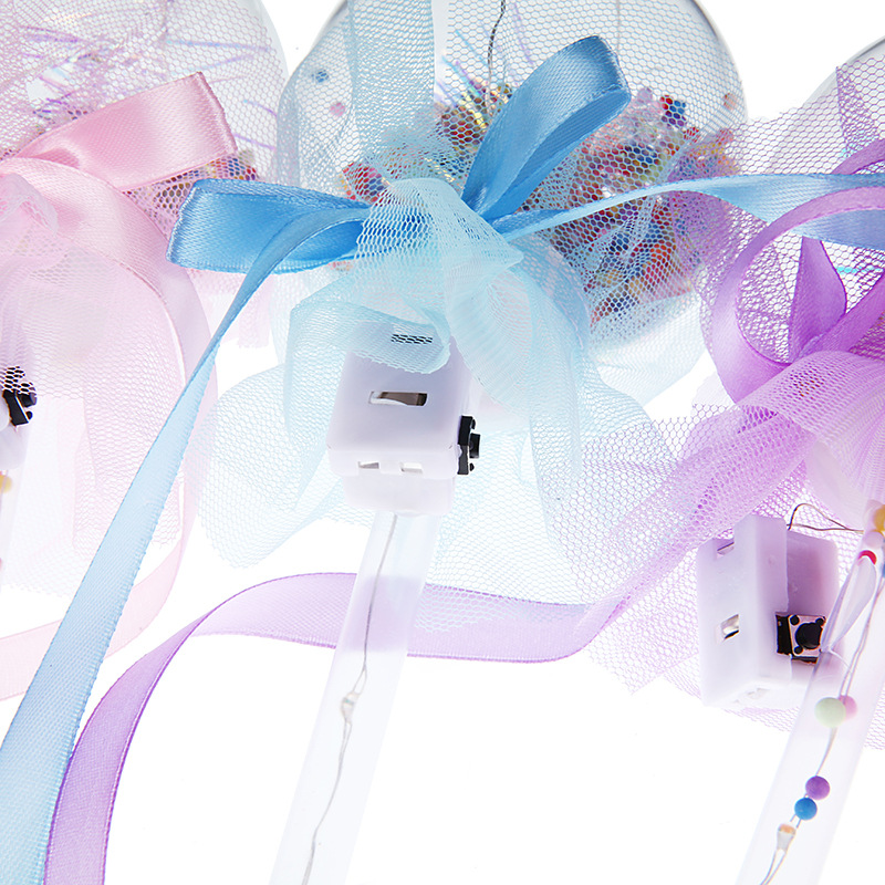Luminous magic Wand colorful Flash Bobble Ball Fairy BowKnot Star Ball Children's Toy Web Celebrity Wholesale Luminous magic Wand colorful Flash Bobble Ball Fairy BowKnot Star Ball Children's Toy Web Celebrity Wholesale