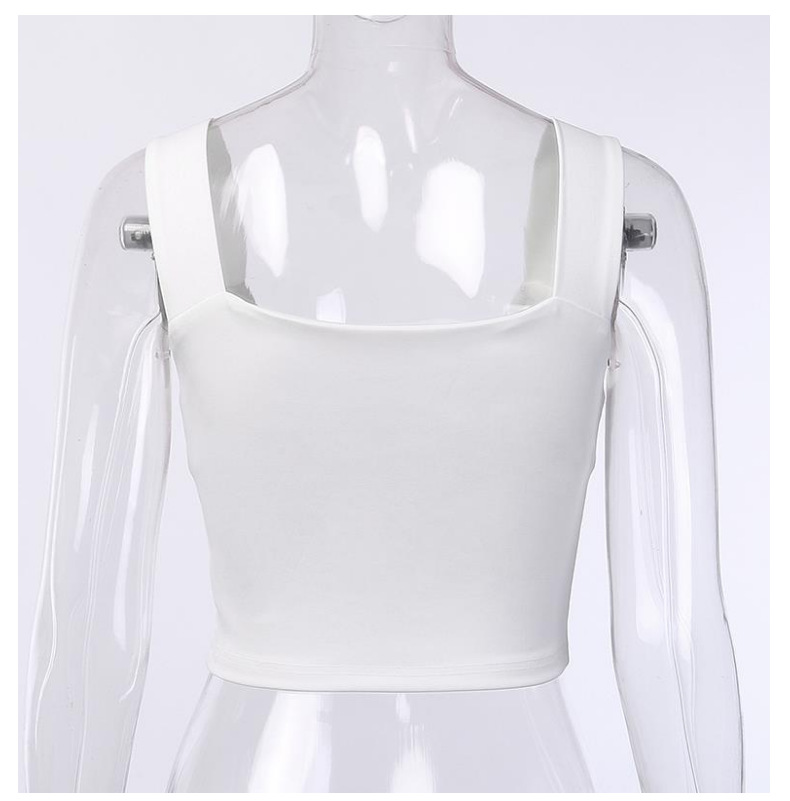 and American Crossborder 2020 Summer Hot Style Women's Sexy Bowknot Pleated Condole Belt U neck Small Vest Manufacturers