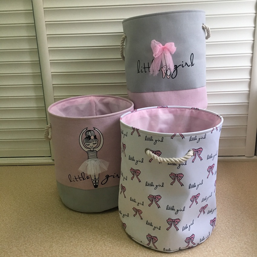 The manufacturer directly provides a hot style Instagram Copyright Shoe Bowknot for girls Canvas Storage Basket The manufacturer directly provides a hot style Instagram Copyright Shoe Bowknot for girls Canvas Storage Basket