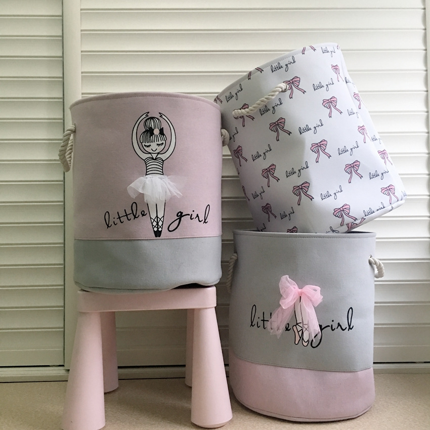 The manufacturer directly provides a hot style Instagram Copyright Shoe Bowknot for girls Canvas Storage Basket The manufacturer directly provides a hot style Instagram Copyright Shoe Bowknot for girls Canvas Storage Basket