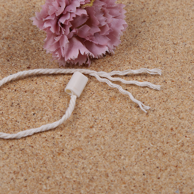2018 New Durable Cotton Thread Universal Tag Charm Bracelet Cotton Thread Plastic Hanging Tablets Charm Bracelet Textile Accessories Factory Wholesale