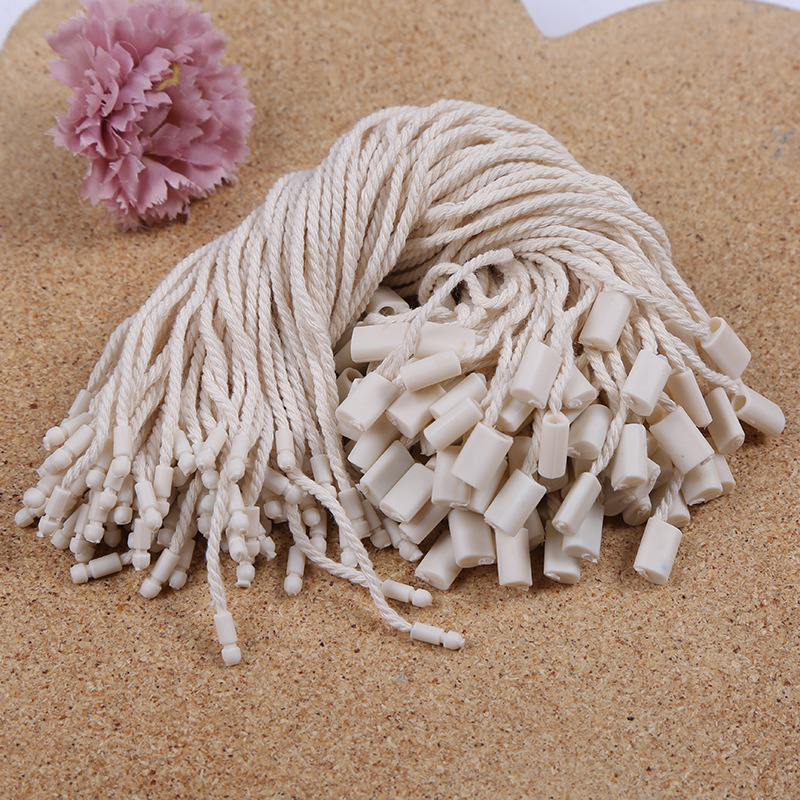 2018 New Durable Cotton Thread Universal Tag Charm Bracelet Cotton Thread Plastic Hanging Tablets Charm Bracelet Textile Accessories Factory Wholesale