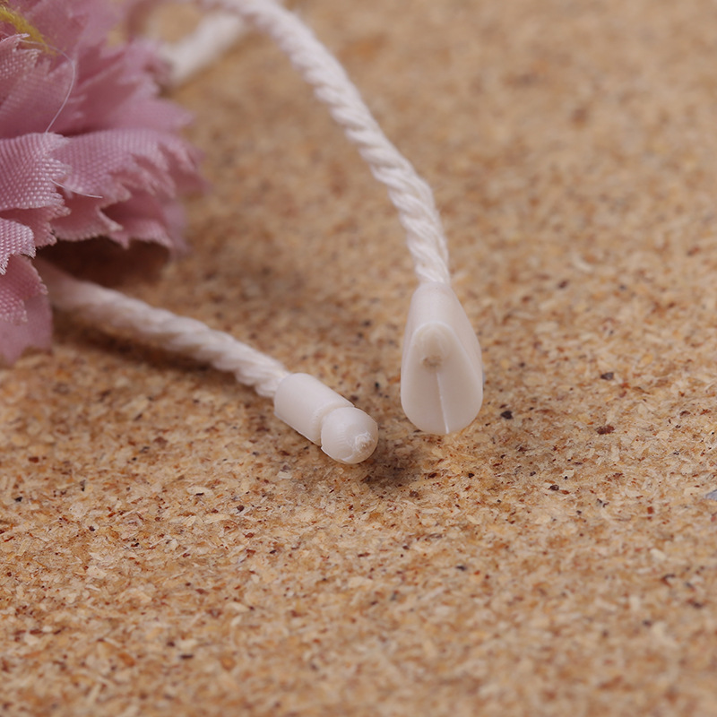 2018 New Durable Cotton Thread Universal Tag Charm Bracelet Cotton Thread Plastic Hanging Tablets Charm Bracelet Textile Accessories Factory Wholesale